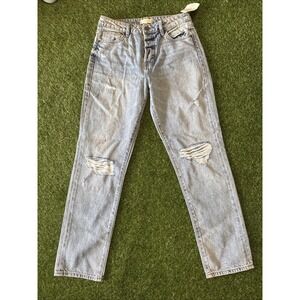 NWT Altar'd State Light Denim Button fly Jeans Sz 25
